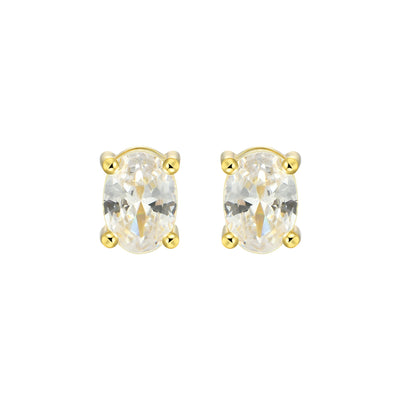 Custom Classic Moissanite Stud Earring