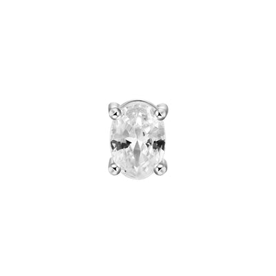 Custom Classic Moissanite Stud Earring