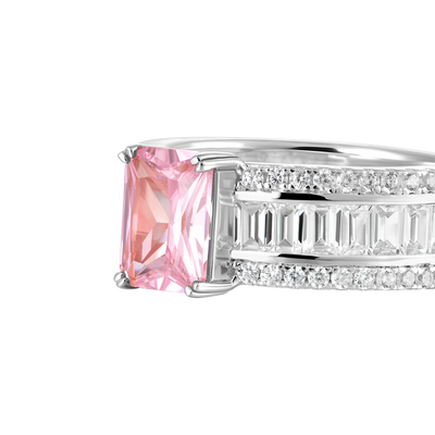 Custom Emerald Cut Band Ring
