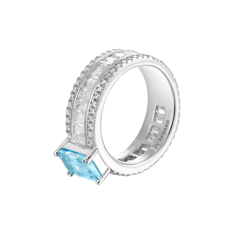 Custom Emerald Cut Band Ring