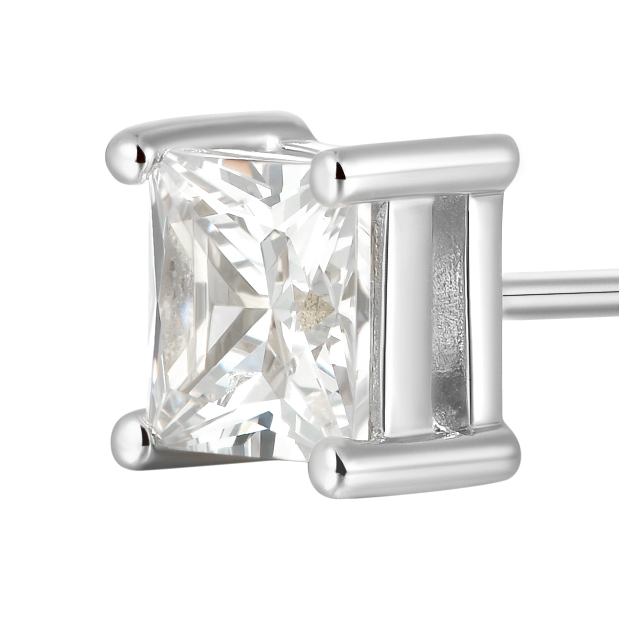 Custom Classic Moissanite Stud Earring