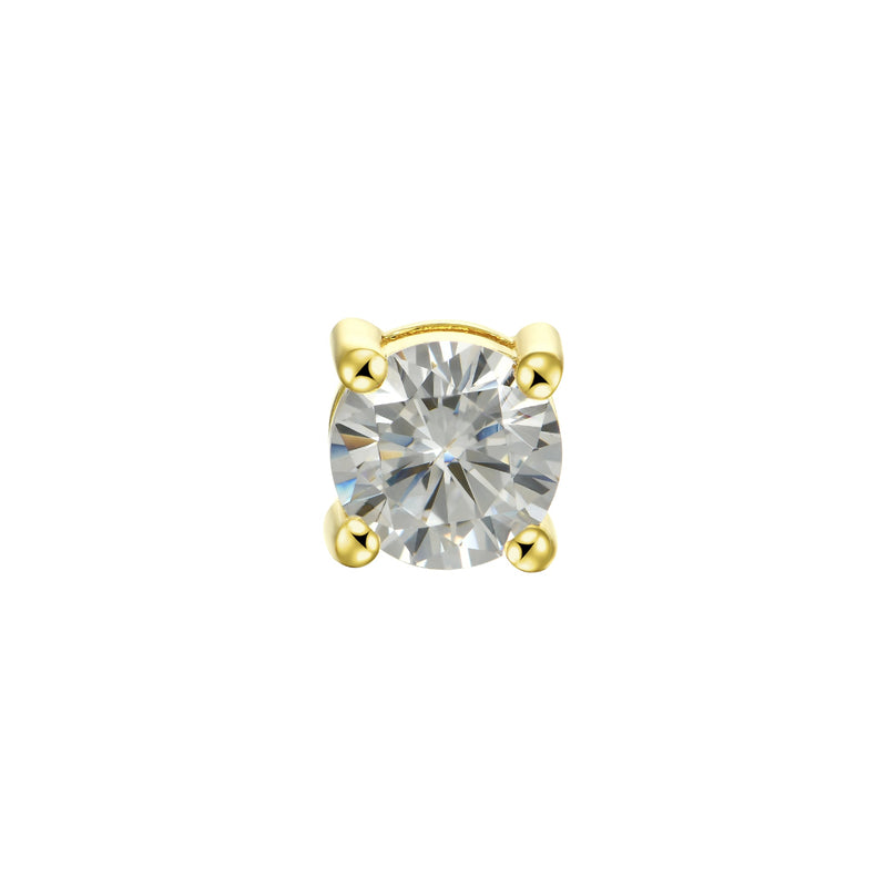 Custom Classic Moissanite Stud Earring