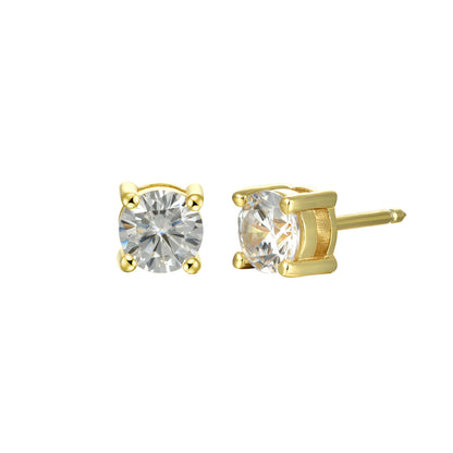 Custom Classic Moissanite Stud Earring