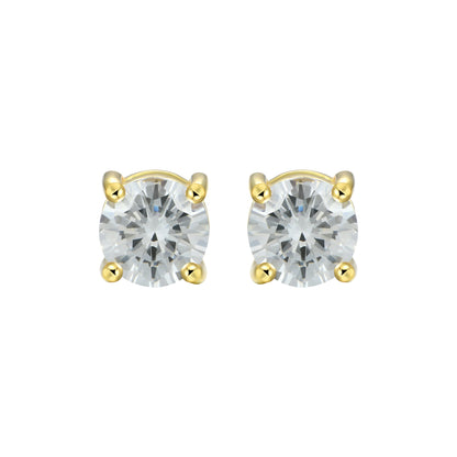Custom Classic Moissanite Stud Earring